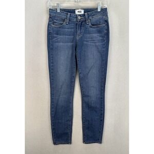 Paige Jeans Women's‎ Size 26 Verdugo Ankle Skinny Low-Rise Blue Denim EUC